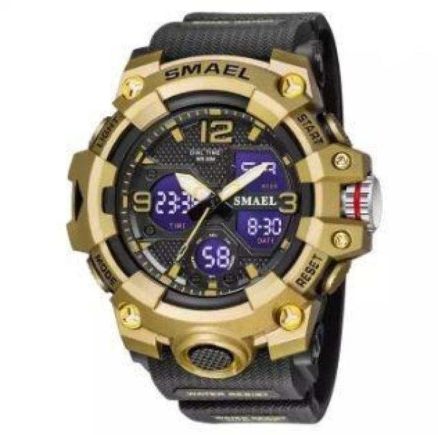 SMAEL 8008 スポーツウォッチ(ゴールド) < 男性アクセサリー/時計  SMAEL 8008 スポーツウォッチ(ゴールド)  < 男性アクセサリー/時計の