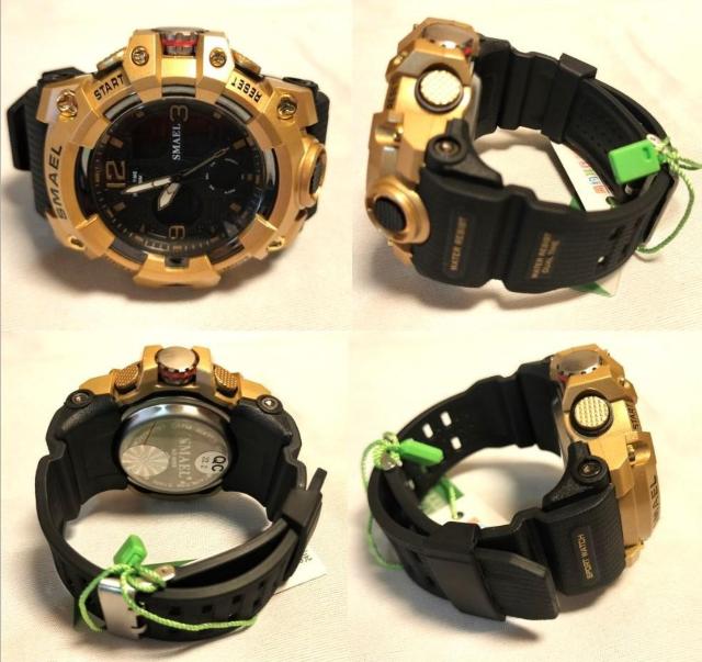 SMAEL 8008 スポーツウォッチ(ゴールド) < 男性アクセサリー/時計  SMAEL 8008 スポーツウォッチ(ゴールド) < 男性アクセサリー/時計の