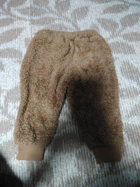 子供服  茶色のモコモコパンツ   80cm < キッズ/ベビー  子供服  茶色のモコモコパンツ   80cm  < キッズ/ベビーの