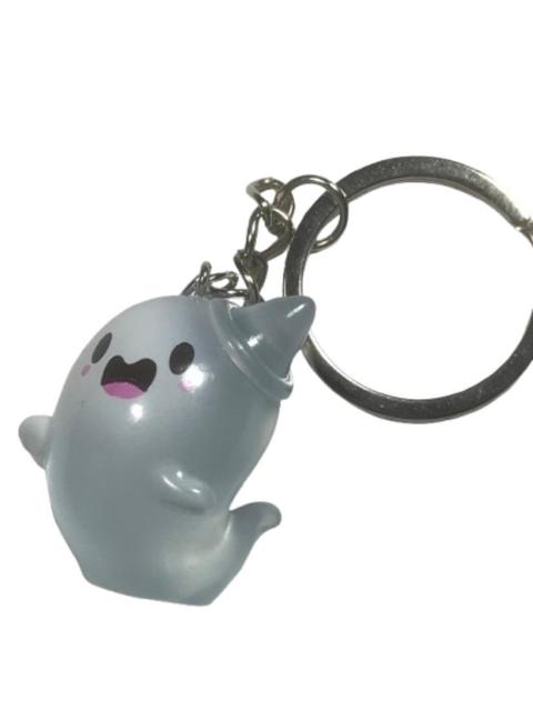 暗闇で光る!かわいいオバケのキーホルダー F 蓄光 夜光 お化け キャラクター雑貨 キーリング バッグアクセサリー < 女性ファッション  暗闇で光る!かわいいオバケのキーホルダー F 蓄光 夜光 お化け キャラクター雑貨 キーリング バッグアクセサリー < 女性ファッションの