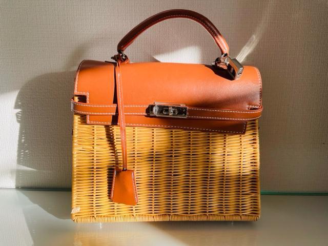 birthdaybash茶色ベージュブラウンラタンカゴバッグハンドバッグショルダーバッグスタッズカデナバースデーバッシュ籐2way < 女性ファッション birthdaybash茶色ベージュブラウンラタンカゴバッグハンドバッグショルダーバッグスタッズカデナバースデーバッシュ籐2way < 女性ファッションの