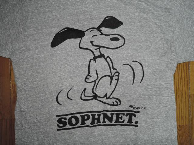 SOPHNET. ソフネット × PEANUTS ピーナッツ SNOOPY TRIM TEE スヌーピー トリム Tシャツ M灰黒 < ブランド  SOPHNET. ソフネット × PEANUTS ピーナッツ SNOOPY TRIM TEE スヌーピー トリム Tシャツ M灰黒 < ブランドの