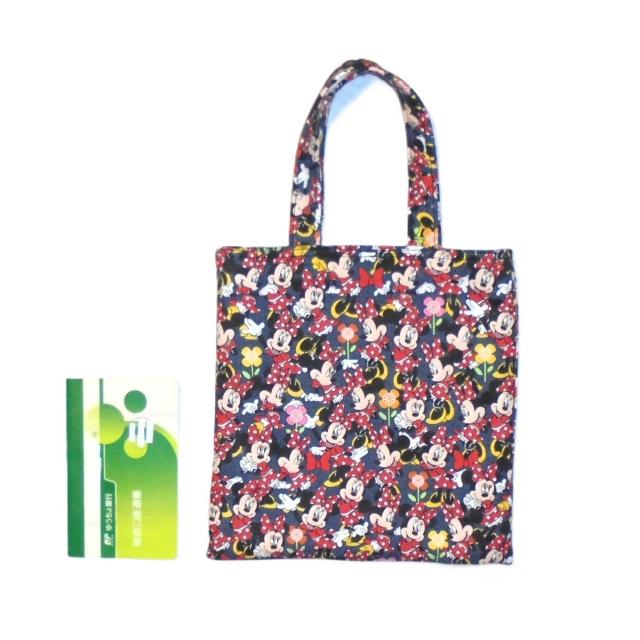 ◆ちょっと持ちぺたんこトートバッグ◆ミニーちゃん ミニーマウス◆エコバッグ サブバッグ < 女性ファッション ◆ちょっと持ちぺたんこトートバッグ◆ミニーちゃん ミニーマウス◆エコバッグ サブバッグ < 女性ファッションの