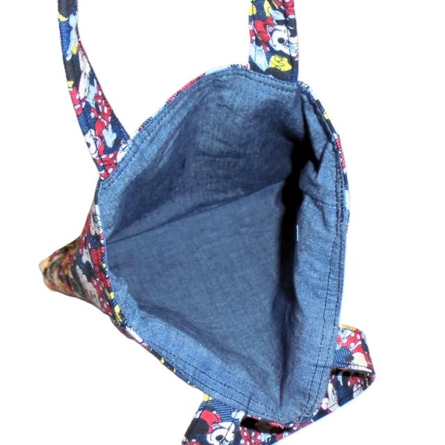 ◆ちょっと持ちぺたんこトートバッグ◆ミニーちゃん ミニーマウス◆エコバッグ サブバッグ < 女性ファッション ◆ちょっと持ちぺたんこトートバッグ◆ミニーちゃん ミニーマウス◆エコバッグ サブバッグ < 女性ファッションの