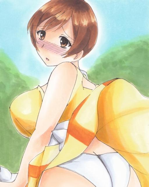 自作イラスト スーパーリアル麻雀 豊原エツ子 突風 < アニメ/コミック/キャラクター 自作イラスト スーパーリアル麻雀 豊原エツ子 突風 < アニメ/コミック/キャラクターの