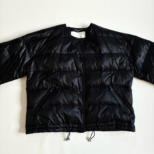 ◆美品◆マッキントッシュ◆ノーカラーダウンジャケット◆黒◆ブラック◆M〜 L < ブランド ◆美品◆マッキントッシュ◆ノーカラーダウンジャケット◆黒◆ブラック◆M〜 L < ブランドの