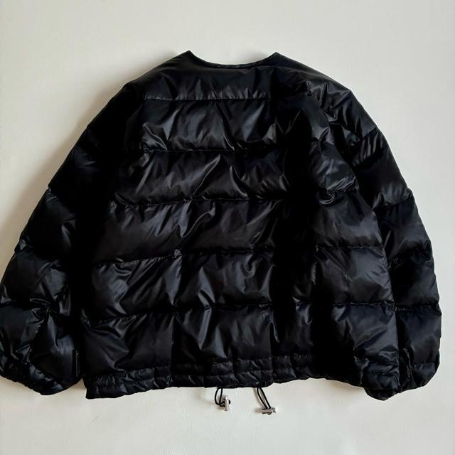 ◆美品◆マッキントッシュ◆ノーカラーダウンジャケット◆黒◆ブラック◆M〜 L < ブランド ◆美品◆マッキントッシュ◆ノーカラーダウンジャケット◆黒◆ブラック◆M〜 L < ブランドの