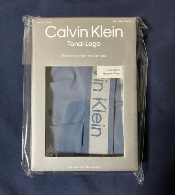 【新品】Calvin Klein カルバン・クライン Tonal Logo ローライズトランクス ブルー系 < ブランド 【新品】Calvin Klein カルバン・クライン Tonal Logo ローライズトランクス ブルー系 < ブランドの