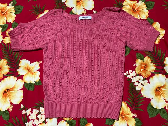 在庫一斉 SALE☆dazzlin☆綺麗なピンクカラー肩開きトップス☆ < ブランド  在庫一斉 SALE☆dazzlin☆綺麗なピンクカラー肩開きトップス☆  < ブランドの