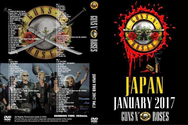Guns N' Roses JAPAN TOUR 2017!13時間 5DVD!ガンズ&ローゼズ < CD/DVD/ビデオ  Guns N' Roses JAPAN TOUR 2017!13時間 5DVD!ガンズ&ローゼズ  < CD/DVD/ビデオの