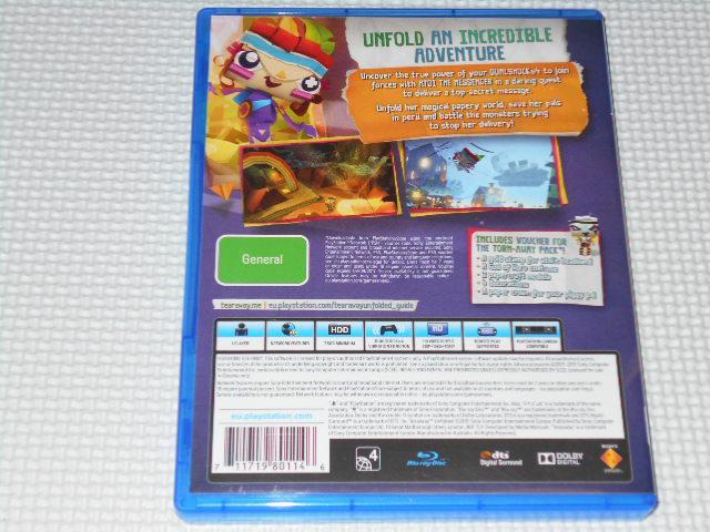 PS4★TEARAWAY UNFOLDED MESSENGER EDITION 海外版 < ゲーム本体/ソフト  PS4★TEARAWAY UNFOLDED MESSENGER EDITION 海外版 < ゲーム本体/ソフトの