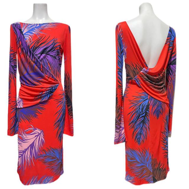 新品エミリオプッチEMILIO PUCCI長袖ワンピース 赤 #42 < ブランド 新品エミリオプッチEMILIO PUCCI長袖ワンピース 赤 #42 < ブランドの