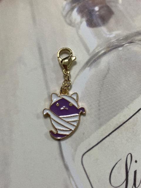 ハンドメイド ハロウィン マスクチャーム2点セット ねこ < 女性ファッション  ハンドメイド ハロウィン マスクチャーム2点セット ねこ < 女性ファッションの