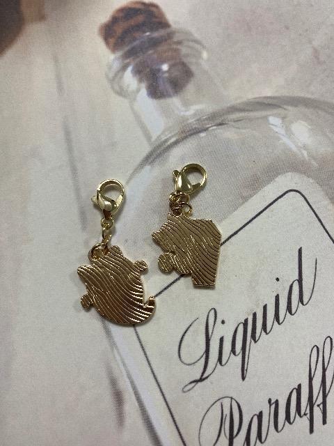 ハンドメイド ハロウィン マスクチャーム2点セット ねこ < 女性ファッション  ハンドメイド ハロウィン マスクチャーム2点セット ねこ < 女性ファッションの