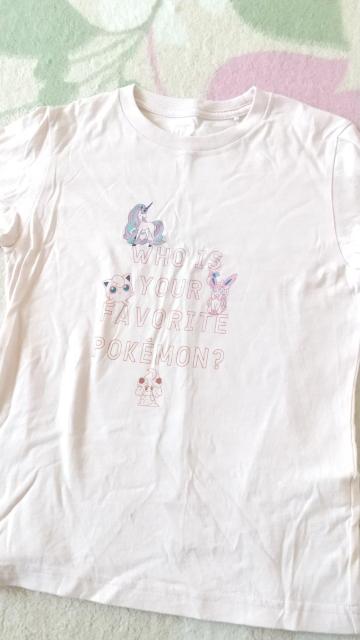 �T�C�Y120��UNIQLO�~�|�P������T�V���c  �� �L�b�Y/�x�r�[�� 