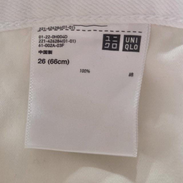 UNIQLO JEANS zCg ҏ~h e[p[h 26 66cm  jNW[Y  uh 