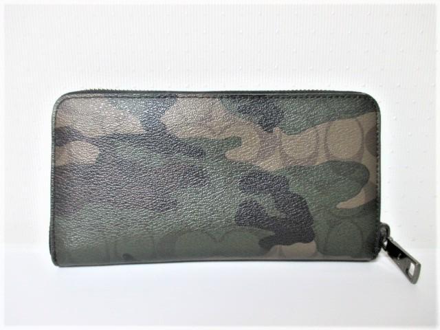 COACH コーチ カモフラージュ柄 ラウンドファスナー 長財布/メンズ☆大人気希少モデル < ブランド COACH コーチ カモフラージュ柄 ラウンドファスナー 長財布/メンズ☆大人気希少モデル < ブランドの