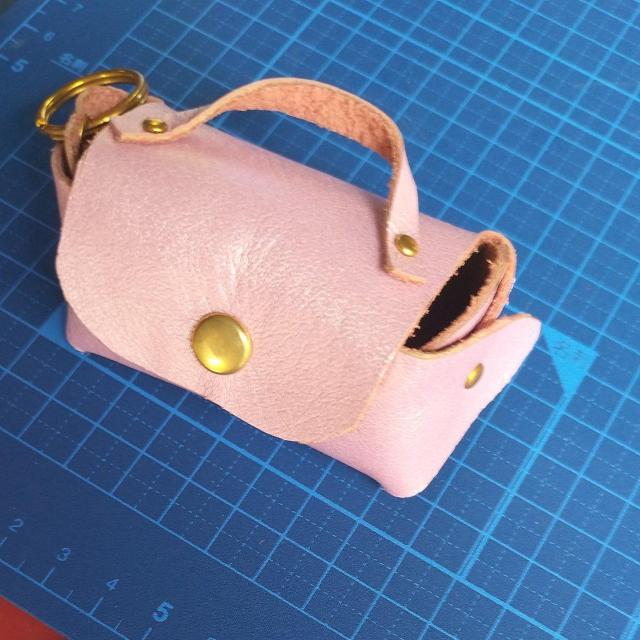 DIY 本革 ミニバッグ パールピンク < ペット/手芸/園芸  DIY 本革 ミニバッグ パールピンク < ペット/手芸/園芸の