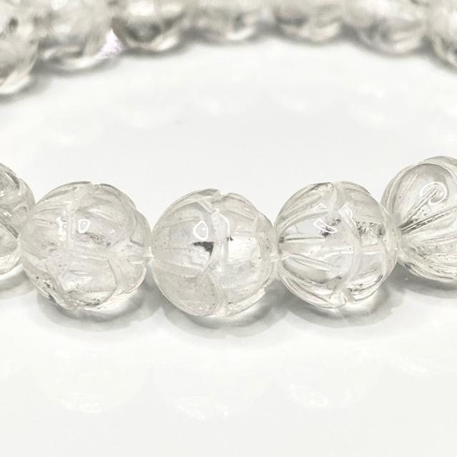 《No.462》天然水晶 蓮彫り < 女性アクセサリー/時計  《No.462》天然水晶 蓮彫り < 女性アクセサリー/時計の