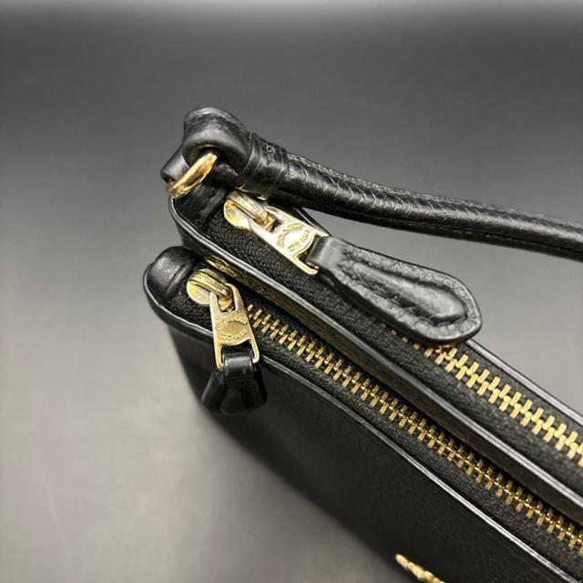 即決 COACH コーチ ダブルジップウォレット ブラック < ブランド  即決 COACH コーチ ダブルジップウォレット ブラック < ブランドの
