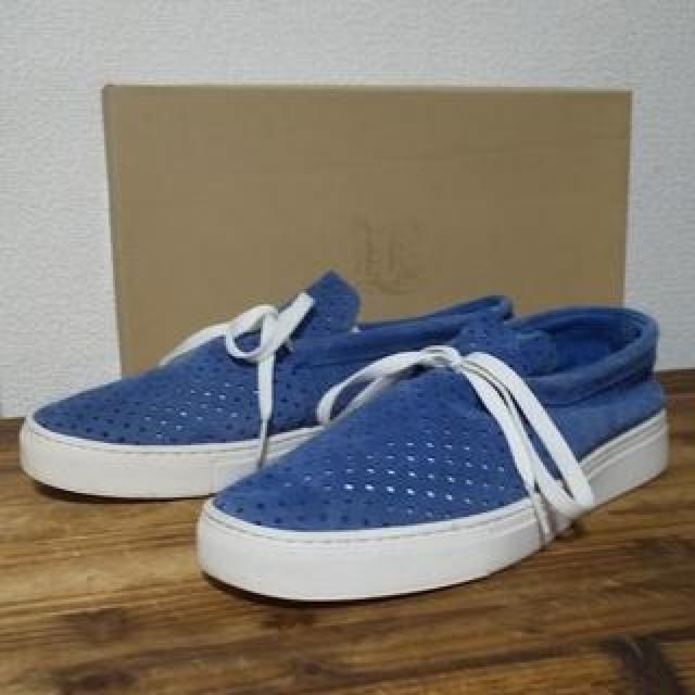 古着 alife エーライフ MOC ネイビー スエード 28.5 < 男性ファッション  古着 alife エーライフ MOC ネイビー スエード 28.5  < 男性ファッションの