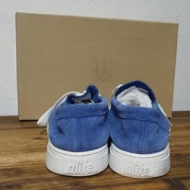 古着 alife エーライフ MOC ネイビー スエード 28.5 < 男性ファッション  古着 alife エーライフ MOC ネイビー スエード 28.5 < 男性ファッションの