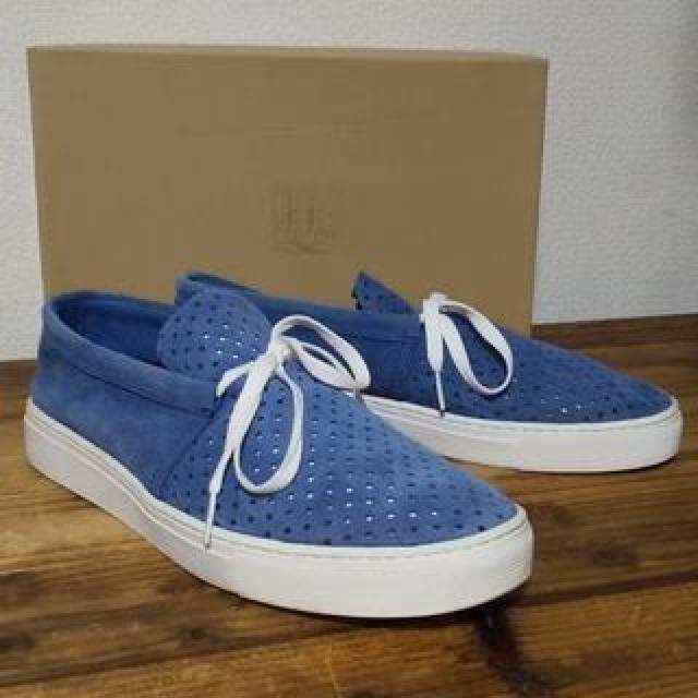 古着 alife エーライフ MOC ネイビー スエード 28.5 < 男性ファッション  古着 alife エーライフ MOC ネイビー スエード 28.5 < 男性ファッションの