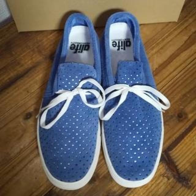 古着 alife エーライフ MOC ネイビー スエード 28.5 < 男性ファッション  古着 alife エーライフ MOC ネイビー スエード 28.5 < 男性ファッションの