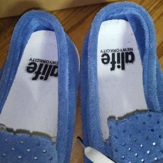 古着 alife エーライフ MOC ネイビー スエード 28.5 < 男性ファッション  古着 alife エーライフ MOC ネイビー スエード 28.5 < 男性ファッションの