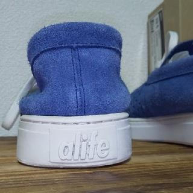 古着 alife エーライフ MOC ネイビー スエード 28.5 < 男性ファッション  古着 alife エーライフ MOC ネイビー スエード 28.5 < 男性ファッションの