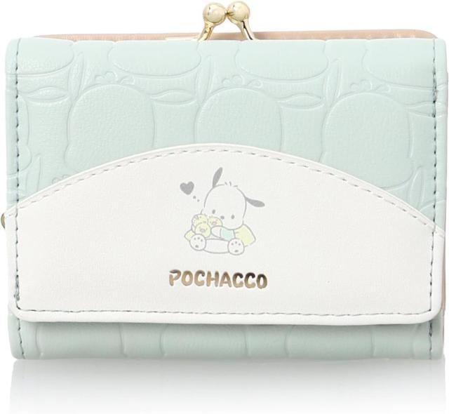 ポチャッコ 財布 口金 がま口 三つ折り ポチャッコ財布 サンリオ 型押し < 女性ファッション ポチャッコ 財布 口金 がま口 三つ折り ポチャッコ財布 サンリオ 型押し < 女性ファッションの