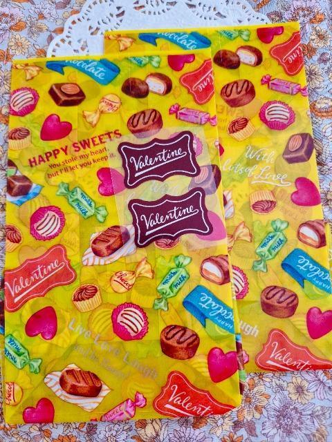 お裾分け☆スイーツ柄ガセットバック2枚+シール☆ < インテリア/ライフ お裾分け☆スイーツ柄ガセットバック2枚+シール☆ < インテリア/ライフの