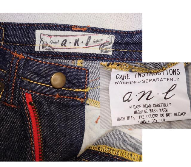 美品★ブーツカットデニム★W70★a.n.l★デザインカットデニム★美脚効果★美尻効果★ユニセックスデニム★可愛い★送料無料 < 女性ファッション 美品★ブーツカットデニム★W70★a.n.l★デザインカットデニム★美脚効果★美尻効果★ユニセックスデニム★可愛い★送料無料 < 女性ファッションの