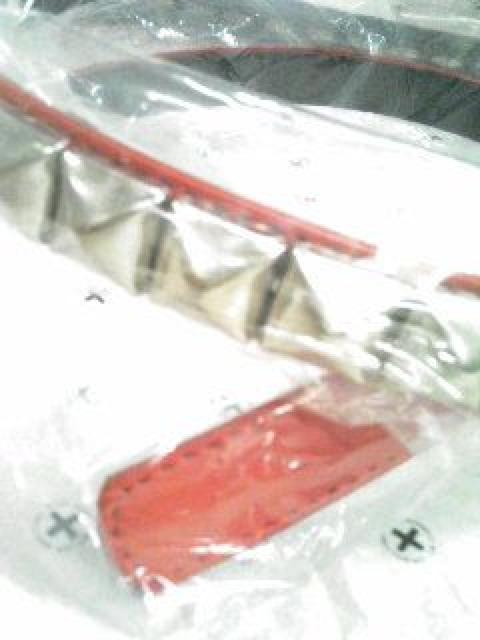 新品◆1連鋲ベルト◆スタッズ◆PUNKS◆RD◆男女兼用◆ < 女性ファッション 新品◆1連鋲ベルト◆スタッズ◆PUNKS◆RD◆男女兼用◆ < 女性ファッションの