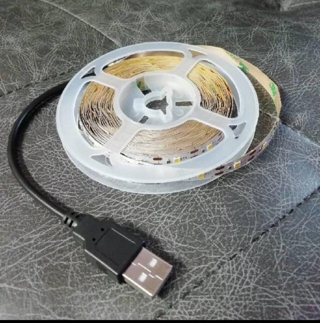 白 USB LEDテープ 5m 1本【USBアダプター追加オーダー可能! 】 < 家電/AV 白 USB LEDテープ 5m 1本【USBアダプター追加オーダー可能! 】 < 家電/AVの