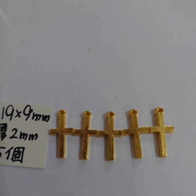 合金十字架ゴールドチャームハンドメイド等シンプルクロス < ペット/手芸/園芸  合金十字架ゴールドチャームハンドメイド等シンプルクロス < ペット/手芸/園芸の