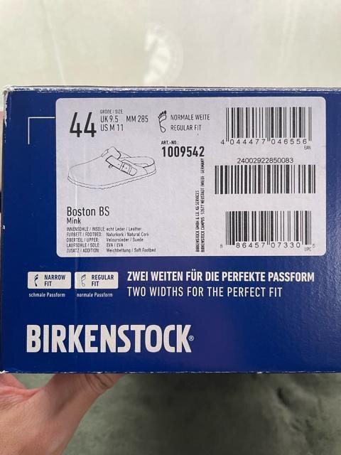 Vi BIRKENSTOCK BOSTON rPVgbN  {Xg@REGULAR FIT MM 28.5cm Ki