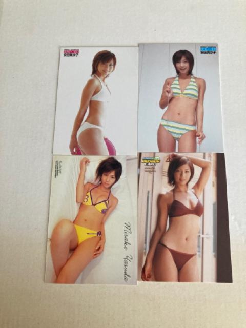 安田美沙子 トレーディング・カード @ 4枚セット < タレントグッズ  安田美沙子 トレーディング・カード @ 4枚セット  < タレントグッズの