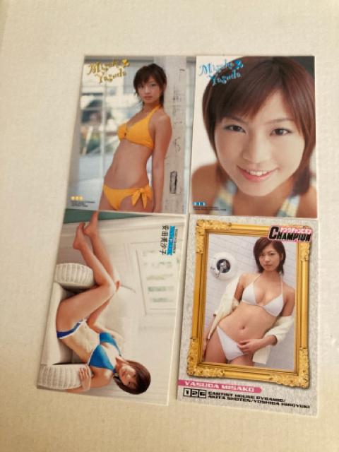 安田美沙子 トレーディング・カード @ 4枚セット < タレントグッズ  安田美沙子 トレーディング・カード @ 4枚セット < タレントグッズの