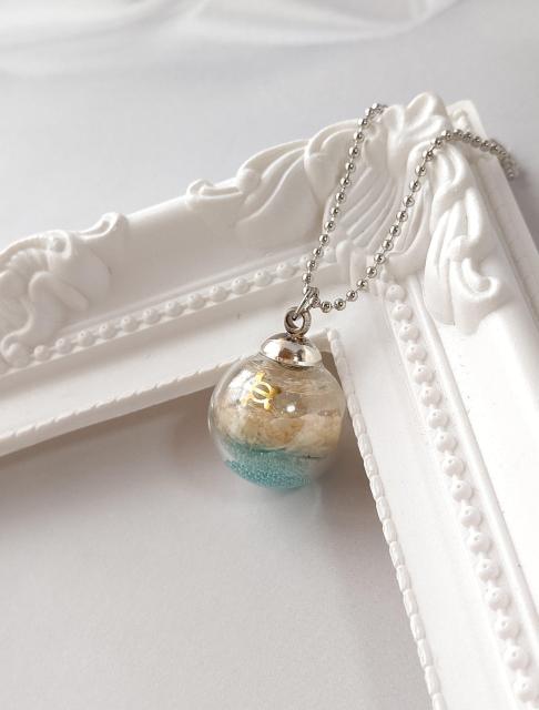 カメと星の砂とブリオンのガラスドームキーホルダー  レジン  ハンドメイド < 女性ファッション  カメと星の砂とブリオンのガラスドームキーホルダー  レジン  ハンドメイド < 女性ファッションの