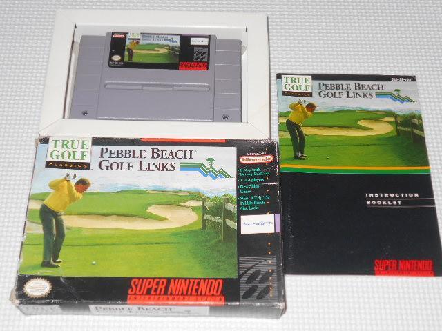 SFC★PEBBLE BEACH GOLF LINKS SNES 海外版 北米版 端子清掃済 < ゲーム本体/ソフト  SFC★PEBBLE BEACH GOLF LINKS SNES 海外版 北米版 端子清掃済 < ゲーム本体/ソフトの