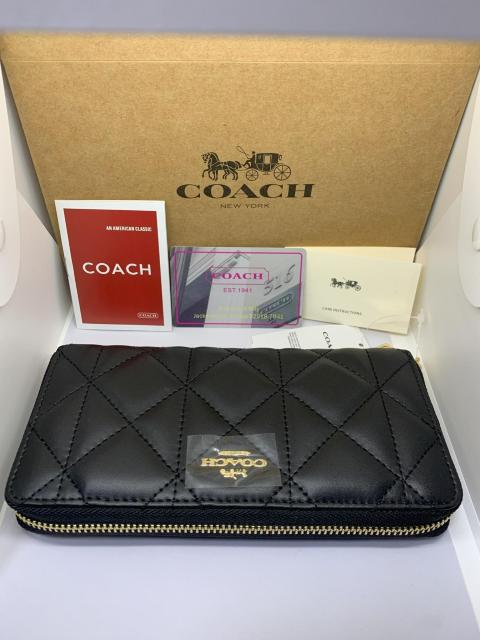 COACH  コーチ  F53637  長財布 キルテッド レザー アコーディオン ジップアラウンド ブラック  IMBLK < ブランド  COACH  コーチ  F53637  長財布 キルテッド レザー アコーディオン ジップアラウンド ブラック  IMBLK < ブランドの