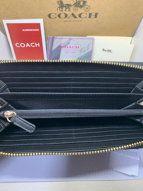 COACH  コーチ  F53637  長財布 キルテッド レザー アコーディオン ジップアラウンド ブラック  IMBLK < ブランド  COACH  コーチ  F53637  長財布 キルテッド レザー アコーディオン ジップアラウンド ブラック  IMBLK < ブランドの