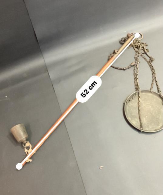 レトロ 天秤計り 吊秤 幅約52cm 文鎮 文鎮秤 天秤 < ホビー  レトロ 天秤計り 吊秤 幅約52cm 文鎮 文鎮秤 天秤 < ホビーの