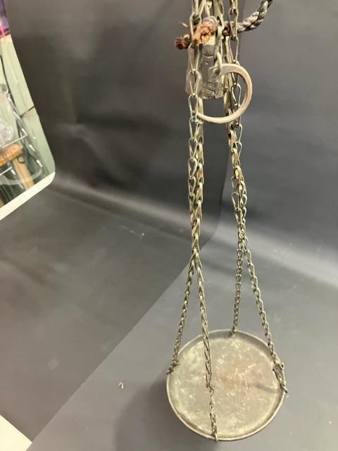 レトロ 天秤計り 吊秤 幅約52cm 文鎮 文鎮秤 天秤 < ホビー  レトロ 天秤計り 吊秤 幅約52cm 文鎮 文鎮秤 天秤 < ホビーの