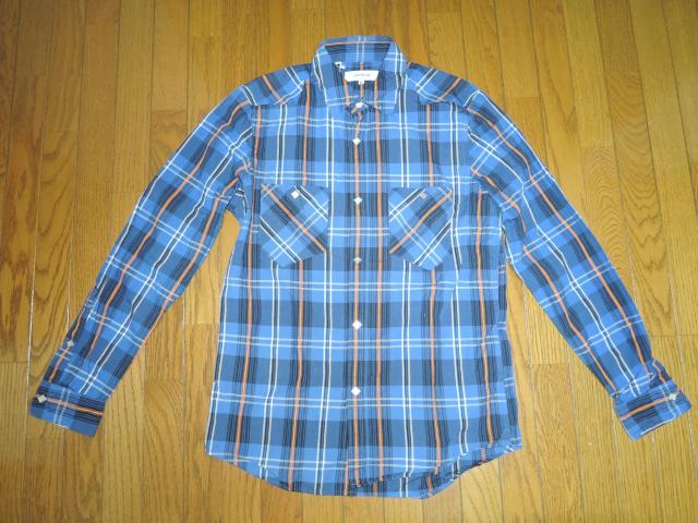 nonnative ノンネイティブ ウエスタン チェックシャツ 0 青 ブルー 薄手 長袖シャツ < ブランド  nonnative ノンネイティブ ウエスタン チェックシャツ 0 青 ブルー 薄手 長袖シャツ  < ブランドの