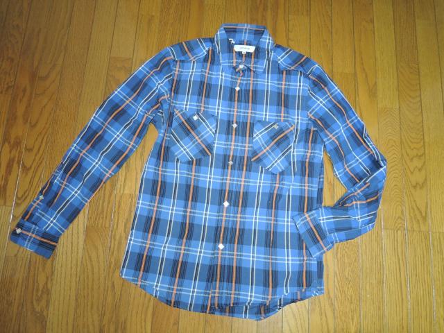 nonnative ノンネイティブ ウエスタン チェックシャツ 0 青 ブルー 薄手 長袖シャツ < ブランド  nonnative ノンネイティブ ウエスタン チェックシャツ 0 青 ブルー 薄手 長袖シャツ < ブランドの