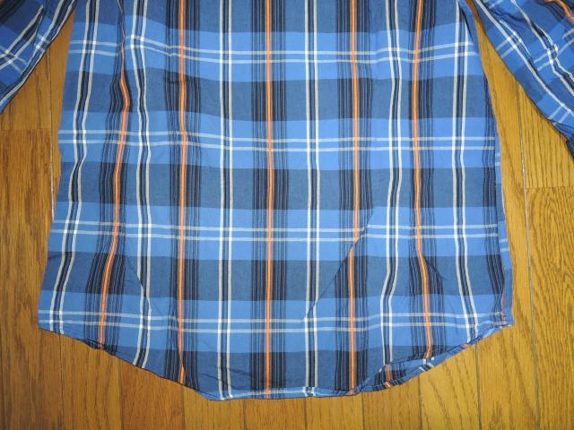 nonnative ノンネイティブ ウエスタン チェックシャツ 0 青 ブルー 薄手 長袖シャツ < ブランド  nonnative ノンネイティブ ウエスタン チェックシャツ 0 青 ブルー 薄手 長袖シャツ < ブランドの
