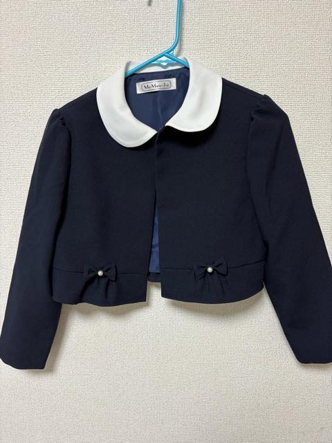 ママリージェイ フォーマルジャケット 135 女の子 入学式 < キッズ/ベビー ママリージェイ フォーマルジャケット 135 女の子 入学式 < キッズ/ベビーの