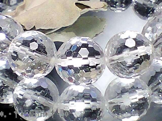 天然石★12ミリ128面カット高級天然水晶AAA数珠 < 男性アクセサリー/時計 天然石★12ミリ128面カット高級天然水晶AAA数珠 < 男性アクセサリー/時計の